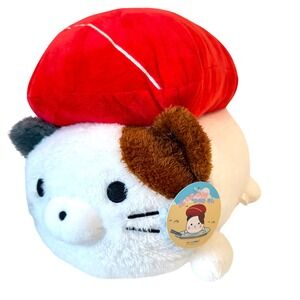Takashoji Tuna Sushi Cat Plush Calico Stuffed Animal 13" LARGE Japan NEW NWT